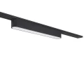 Zestaw Luxo Linea lampa szynowa LED 12W x3 + szynoprzewód 2m + zasilacz – Czarny – Biały neutralny (4000K)