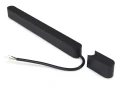 Zestaw Luxo Linea lampa szynowa LED 12W x3 + szynoprzewód 2m + zasilacz – Czarny – Biały neutralny (4000K)