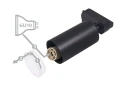 Zestaw Steka Ductus Czarna lampa szynowa LED GU10 x4 + szynoprzewód 2m - Czarno-biały
