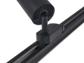 Zestaw Steka Ductus Czarna lampa szynowa LED GU10 x3 + szynoprzewód 1.5m - Czarno-biały