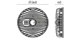 Lampa przemysłowa LED High Bay - UFO 150W IP65 - Biały neutralny (4000K) - Samsung Chip 110 Lm/W - 3 lata gwarancji