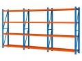 Regał magazynowy metalowy 12-półkowy 600x200x60 cm do 200 kg