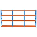 Regał magazynowy metalowy 12-półkowy 600x200x60 cm do 200 kg