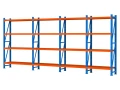 Regał magazynowy metalowy 16-półkowy 800x200x60 cm do 200 kg