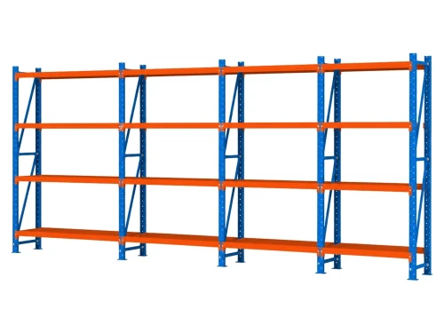 Regał magazynowy metalowy 16-półkowy 800x200x60 cm do 200 kg