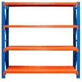 Regał magazynowy metalowy 4-półkowy 200x200x60 cm do 200 kg