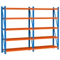 Regał magazynowy metalowy 10-półkowy 400x200x60 cm do 200 kg