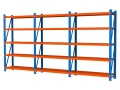 Regał magazynowy metalowy 15-półkowy 600x200x60 cm do 200 kg