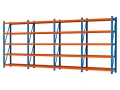Regał magazynowy metalowy 20-półkowy 800x200x60 cm do 200 kg