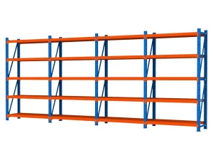 Regał magazynowy metalowy 20-półkowy 800x200x60 cm do 200 kg