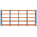 Regał magazynowy metalowy 20-półkowy 800x200x60 cm do 200 kg