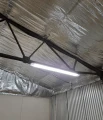 Zestaw: 1x Oprawa hermetyczna 2x120cm + 2x Świetlówka LED T8 High Lumen 18W - Biały neutralny (4500K) - 150 Lm/W
