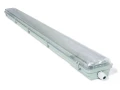 Zestaw: 1x Oprawa hermetyczna 2x120cm + 2x Świetlówka LED T8 High Lumen 18W - Biały zimny (6000K) - 150 Lm/W
