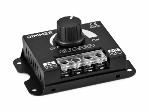 Ściemniacz LED do taśm MONO 30A 720W 12V/24V z regulatorem obrotowym