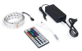 Zestaw taśma LED 12V | 5050 | 60LED/M | 5M | IP65 | RGB + sterownik IR44 + zasilacz 72W