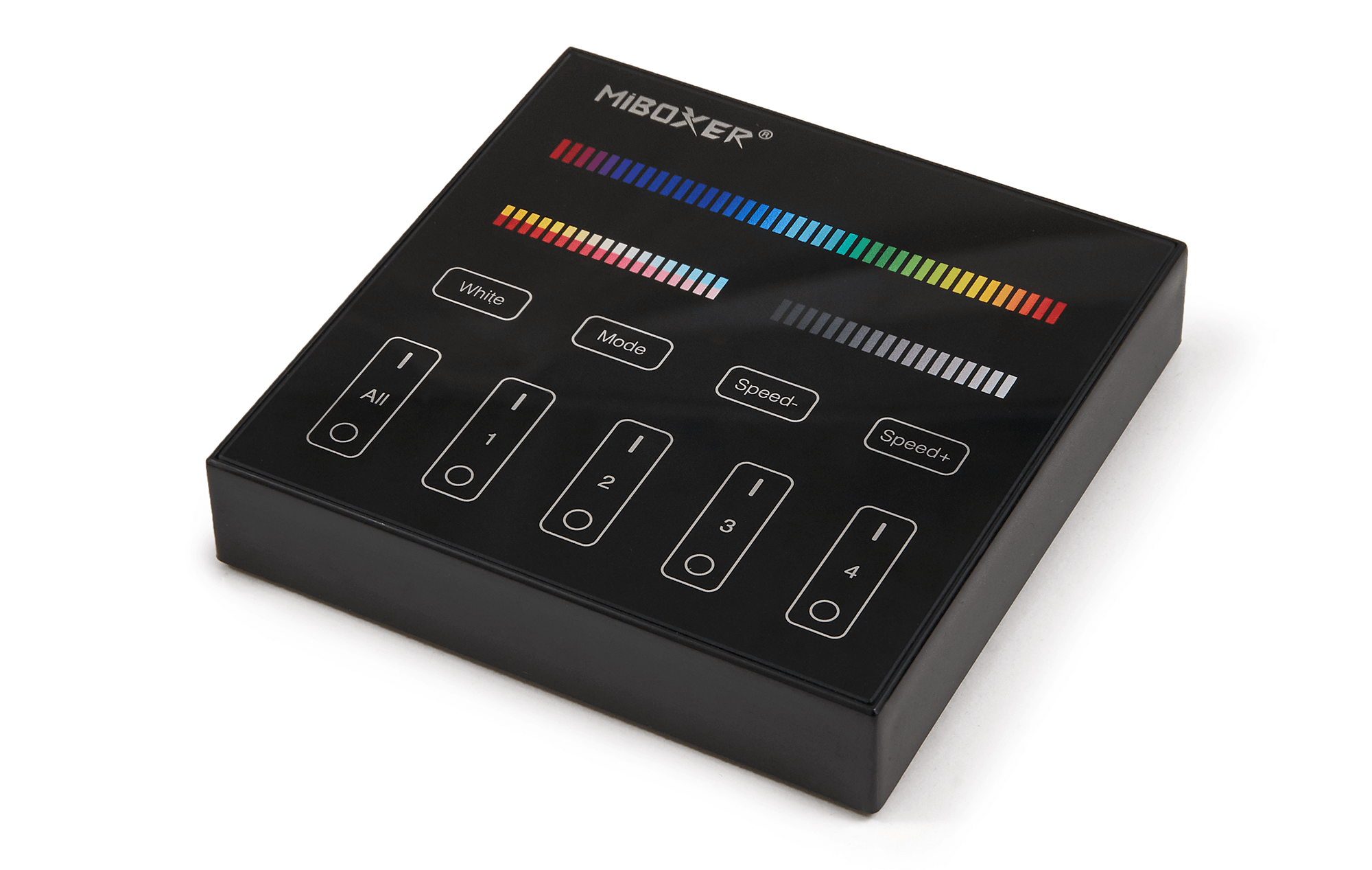 Mi-Light MiBoxer B4-B panel dotykowy 4 strefy RGB+CCT 2.4 GHz czarny