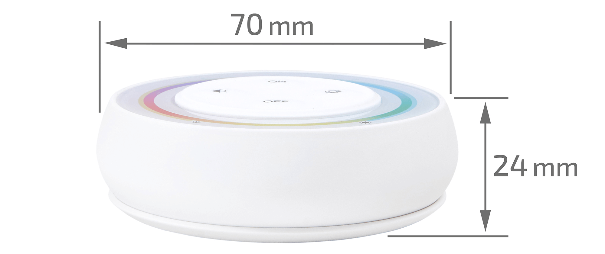 Mi-Light MiBoxer S2-W pilot LED RGB+CCT 2.4 GHz okrągły biały