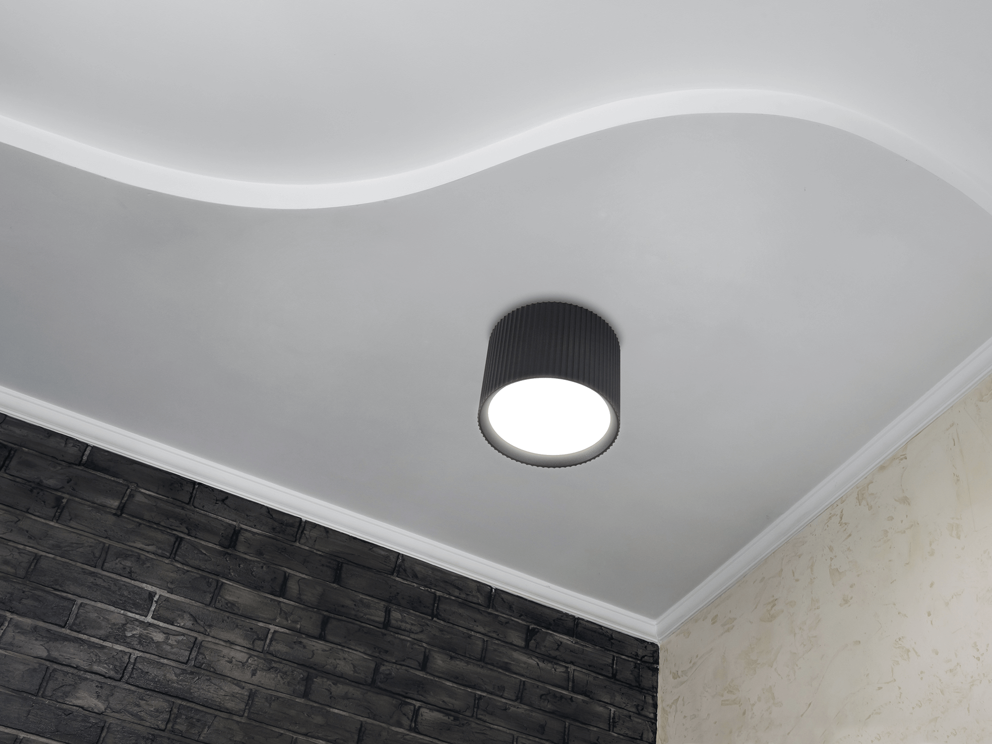 Oprawa GX53 Gisele czarna aranżacja