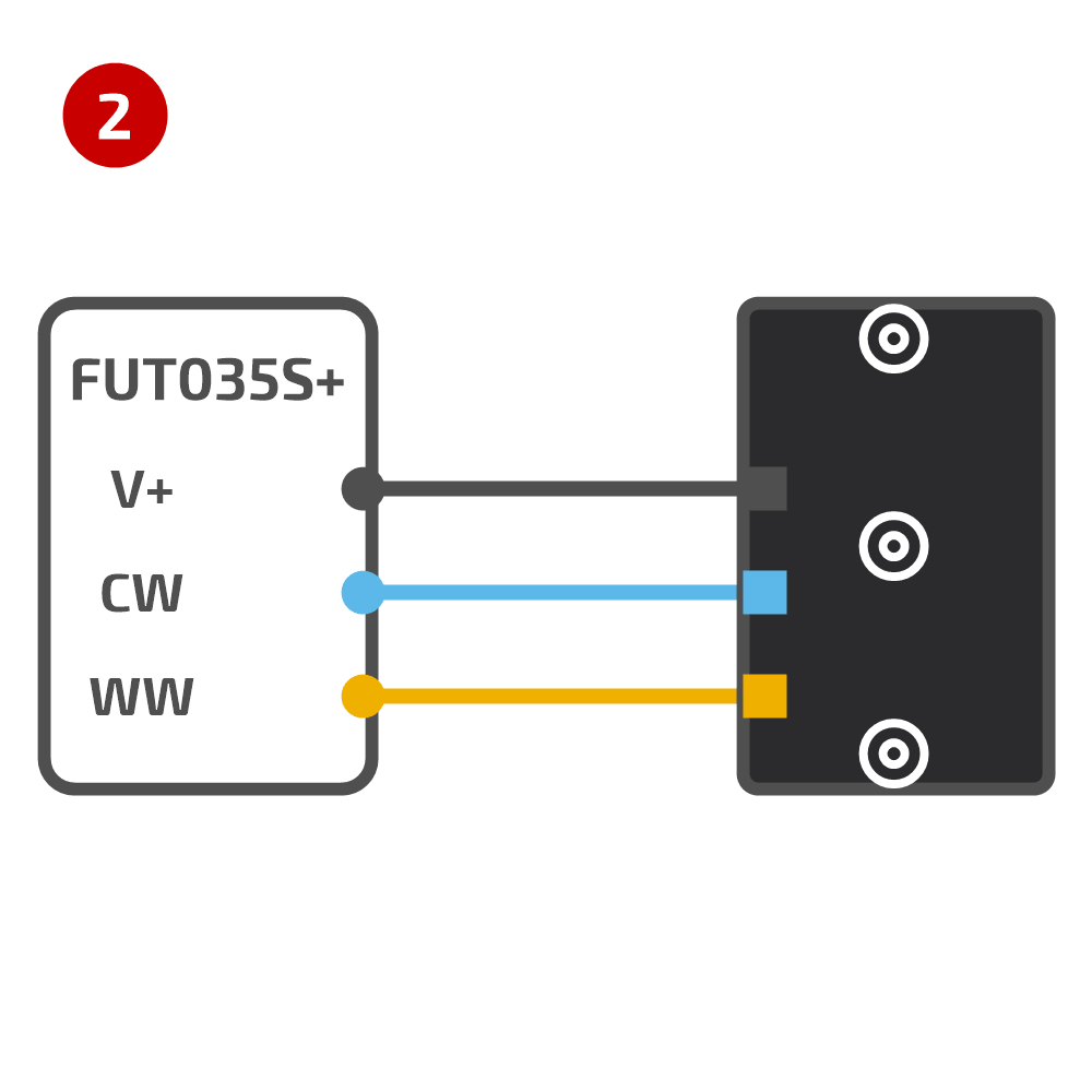 Mi-Light MiBoxer FUT035S+ controler LED 2în1 monocolor și CCT 2.4 GHz 12-24V 12A pentru telecomenzi zonale - 2