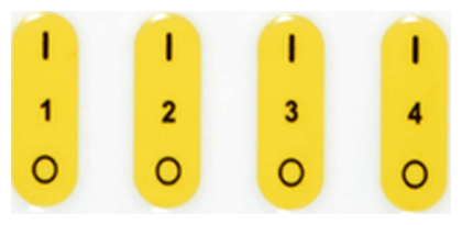 Przyciski stref 1-4