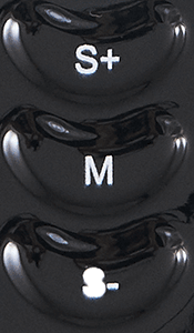 S+ / M / S-