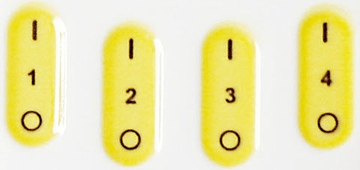 Przyciski stref 1-4